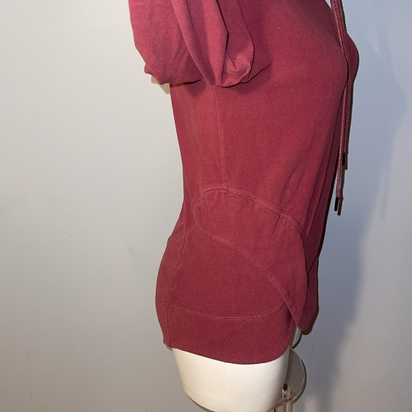 Sweaty Betty London Scuba Hoodie Tunic Sweatshirt Women Maroon Red Jacke… - Picture 5 of 15